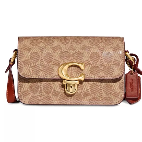 Coach Handbags - COACH Patent Signature Leather Studio Shoulder Bag 19 NWT